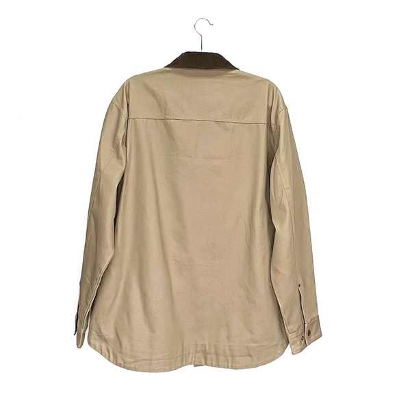 Orton Brothers Barn Coat Mens XL Cotton Tan Brown Flannel Lined Chore Jacket EUC - Picture 2 of 8